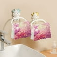thumbnail image 6 of 6 Packs Cute Cat with Bow Kitchen Dish Towels Soft Absorbent Dish Cloths 11"x11", 6 of 9