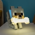 thumbnail image 3 of Minecraft Wolf Light, 5.6in 3D Color Changing Lamp, Officially Licensed Gift by Paladone, 3 of 9