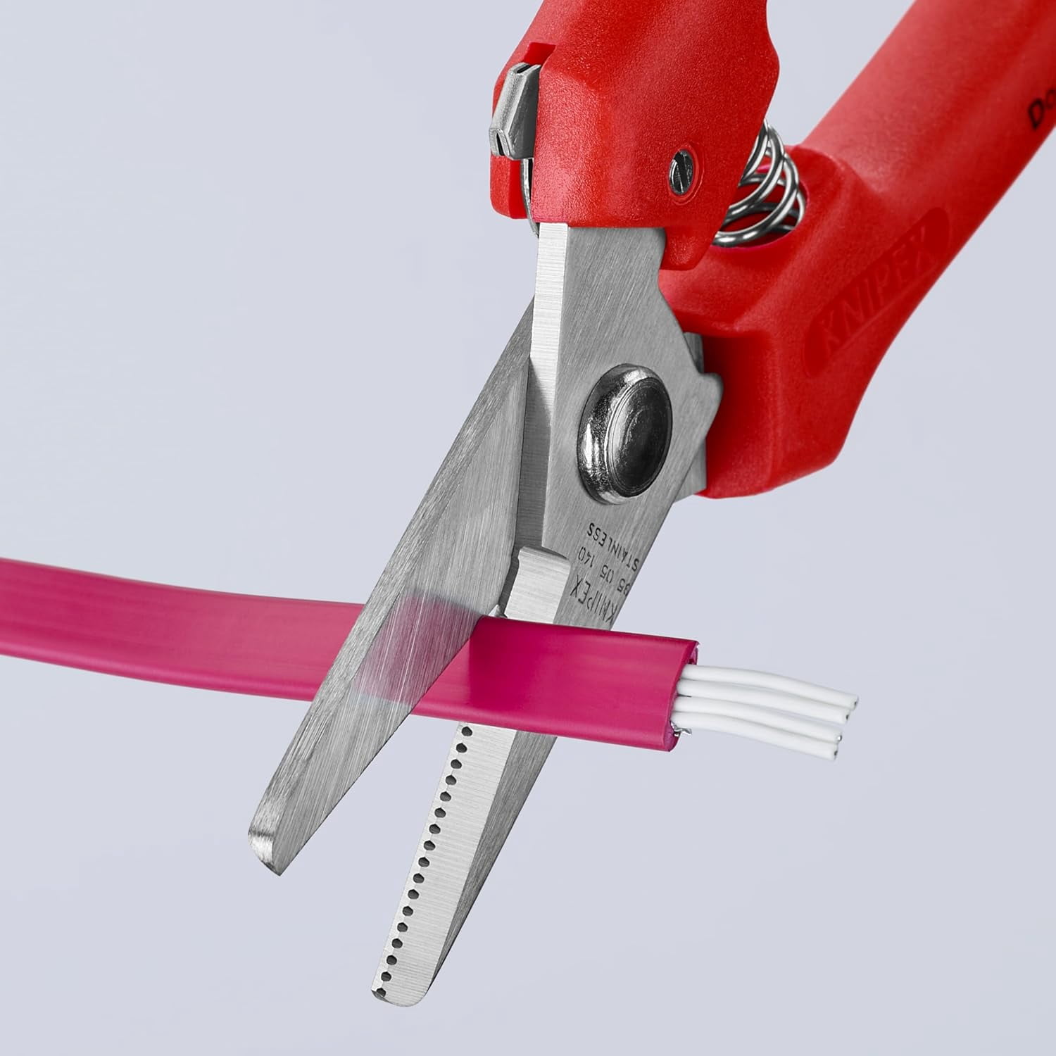 Knipex 5.5" Combination Shears - Plastic Grip