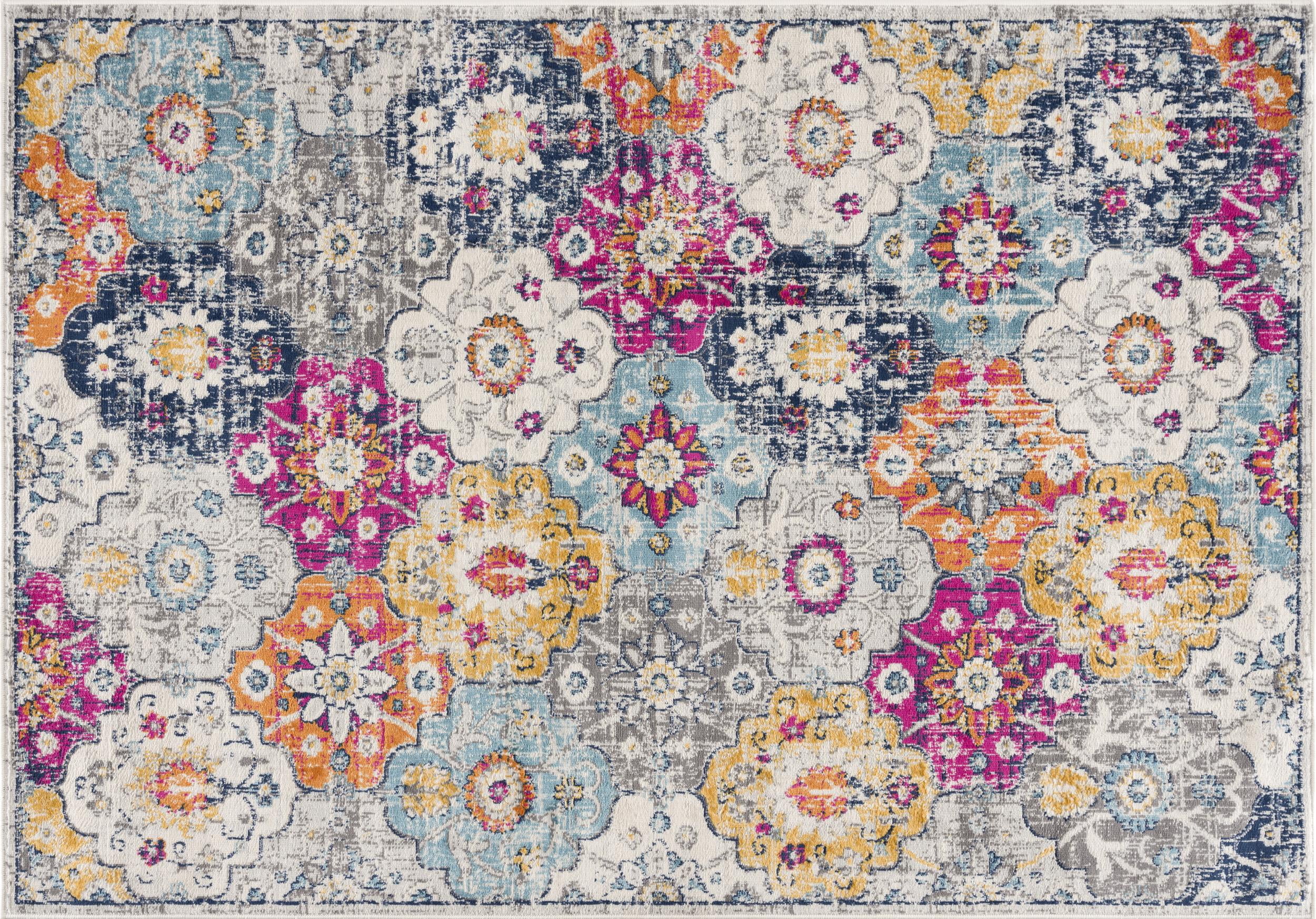 Rug Branch Savannah Collection Modern Floral Area