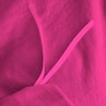 thumbnail image 5 of D.N.G. BEDDINGS Luxurious 3 Piece Double Ruffle Duvet Cover With Zipper Closure, 100% Egyptian Cotton, 800 Thread Cotton Full/Queen Size Hot Pink Solid, 5 of 6
