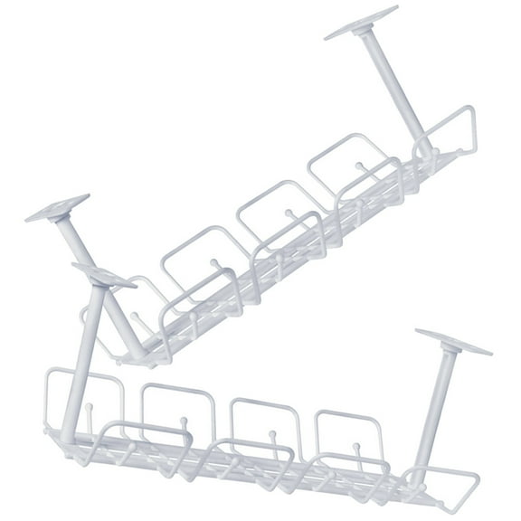 unbranded  2 Pcs Organizer under Desk Organizers and Storage Table Wire Tray