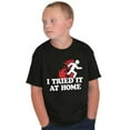 thumbnail image 5 of Tried It Home Nerd Science Project Crewneck T Shirts Boy Girl Teen Brisco Brands XS, 5 of 5