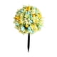 thumbnail image 2 of Estaca de jardín de flores artificiales, decoración decorativa, elegante, regalo, flor realista Azul amarillo, 2 of 9