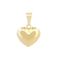 thumbnail image 1 of Dije Corazón Mediano Casa del Anillo Oro Sólido 10K Amarillo, 1 of 4