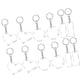 thumbnail image 5 of 24 llaveros acrílicos en blanco, llaveros acrílicos a granel, colgantes de llaveros acrílicos en blanco, 5 of 6