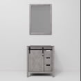 thumbnail image 4 of Lexora Home Marsyas 30" Single Vanity with Mirror in Ash Gray, 4 of 9