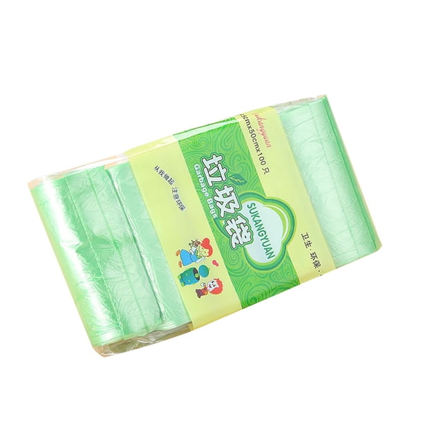 Bolsas de gran valor para cocina, bolsas de basura con cordón para baño, 5 rollos de bolsas de basura desechables para el hogar, de alta calidad(Compra 2 ahorra 10%)