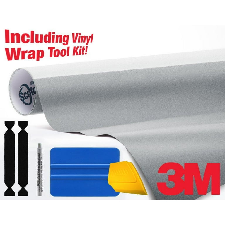 3M Gloss White Aluminum 1080 Air-Release Vinyl Wrap Roll - Including  Toolkit – Choose Your Size