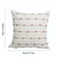 thumbnail image 3 of Funda de Cojín Decorativa a Rayas de Poliéster | Funda de Cojín Cuadrada Suave de 45X45 Cm para Sofá y Sala de Estar | Cojín Decorativo Primaveral para El Hogar, 3 of 6