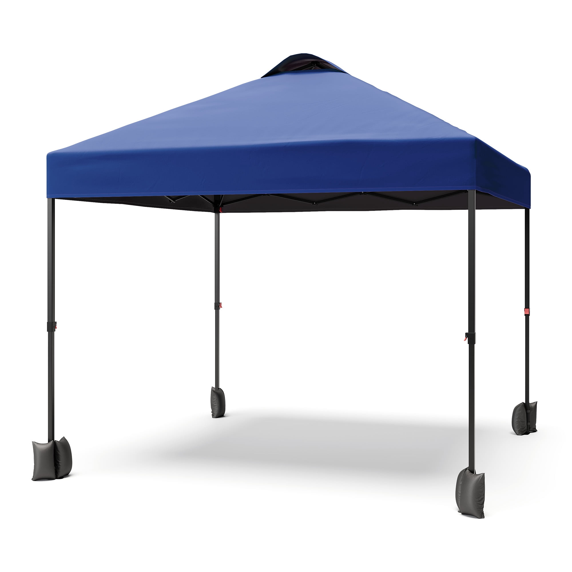 10x10 Pop Up Canopy Tent with 1 Removable Sidewall, Heavy Duty Commercial Instant Shelter with One-Person Setup, 100 Sq Ft Shade for Outdoor Events, Camping, Farmers Market