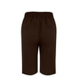 thumbnail image 5 of Outfmvch Linen Pants for Women Womens Flowy Pants with Side Slit Straight Leg Side Slits Pull On for Womens Palazzo Loose Pedal Pushers for Women Wide Leg Trousers Brown S-3XL, 5 of 7