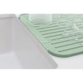 thumbnail image 3 of Escurreplatos de silicona Brabantia Sinkside (verde jade), escurridor suave y antideslizante para encimeras de cocina, ideal para lavavajillas., 3 of 5