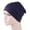 Navy, variant on DailyChi Solid Color Pullover Head Hat for Women - Soft Stretchy Slouchy Sleeping Cap, Lightweight Chemo Head Cover, Night Hair Wrap for Comfort, Blue, Under $4