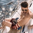 thumbnail image 2 of luoweisi Men's Beach Shorts Quick Dry Swim Trunks with Mesh Lining Raccoon M, 2 of 5
