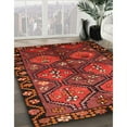 thumbnail image 3 of Ahgly Company Machine Washable Indoor Rectangle Traditional Tomato Red Area Rugs, 2' x 4', 3 of 7