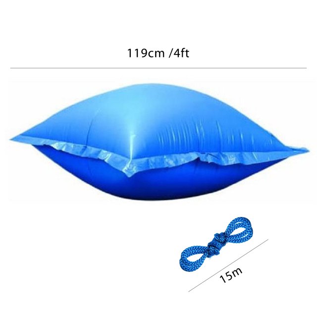 Almohada de aire para piscina de PVC alfombrilla flotante para piscinas resistente al frío accesorios redondos/cuadrados para piscina Sywqhk Para Estrenar