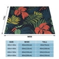thumbnail image 4 of XMXT Throw Blanket, Jungle Tropical Floral Print Machine Washable Blankets for Sofa, 50 x 40 inches Multicolor, 4 of 9