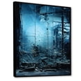 thumbnail image 2 of Designart "Monochrome Factory Serenity" Factories Floater Framed Canvas Prints, 2 of 5