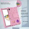 thumbnail image 3 of Dteck Kids Case for Samsung Galaxy Tab A9 Plus 11 Inch (SM-X210/X215/X216/X218),Shockproof EVA DIY Cartoon Case Kickstand Cover with Shoulder Strap for Galaxy Tab A9+ ,Pink, 3 of 8
