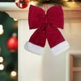 thumbnail image 5 of Christmas Decorations Christmas Tree Decoration Fmlxio Christmas Flannel Bow Tie Finished Product Three Dimensional Bow Decoration, 5 of 6