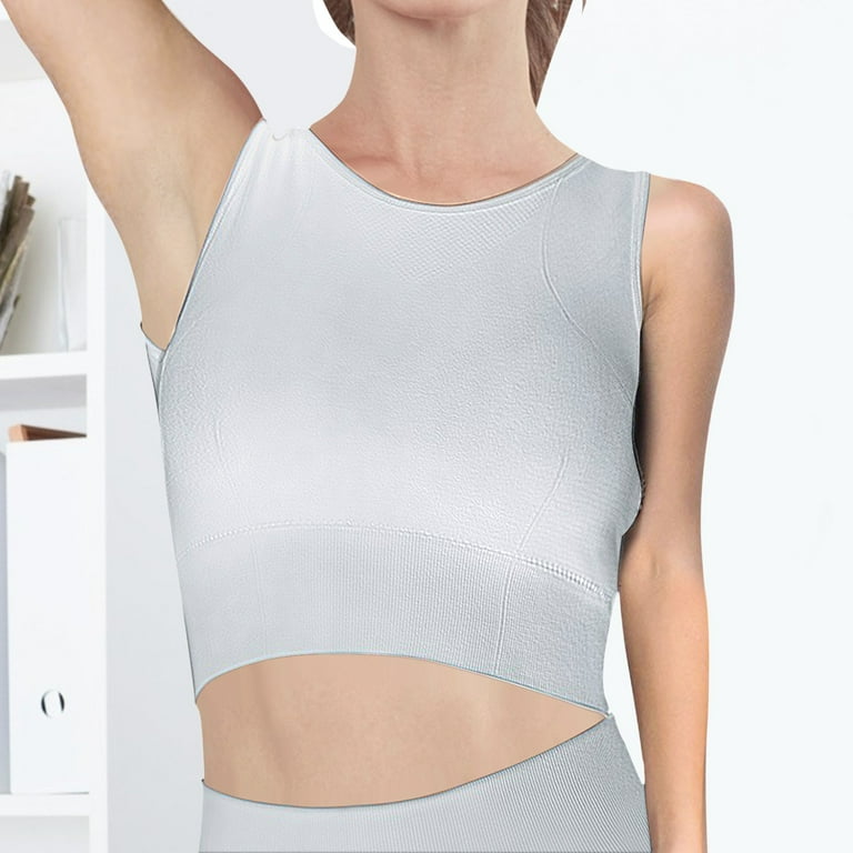 LYCAQL Lingerie for Women Blouse Yoga Back Bra Outdoor Indoor Vest