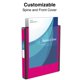 thumbnail image 3 of Carpeta Staples Better de 3 anillas de 1,5", color rosa (13569-CC) 651746, 3 of 7