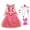 Dress A Accessories, variant on Princess Dress Party Toddler Girl Halloween Costume Deluxe Beauty Cosplay Outfit