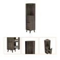 thumbnail image 4 of Boahaus Wakefield Bar Cabinet (Dark Brown), 4 of 5