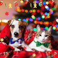 thumbnail image 4 of Ensemble de 32 Pcs de Cravates de Noël pour Animaux de Compagnie Comprenant 16 Cravates pour Chien et 16 Nœuds Papillon pour Chien avec Collier Ajustable Accessoires de Toilettage de Noël pour Chiens Chats Décoration de Noël - -, 4 of 7