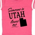 thumbnail image 4 of Inktastic Someone in Utah Loves Me Boys or Girls Baby Bodysuit, 4 of 5