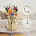 thumbnail image 4 of Florero, ramo, soporte de exhibición, rompecabezas de madera para el hogar, soporte para jarrón, decoración de oficina, flores transfronterizas, 4 of 6