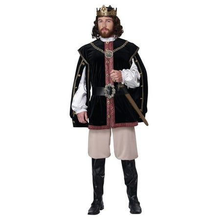 Mens Elizabethan King Costume