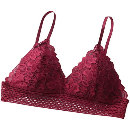 hcuribad Push up Bras for Women 2024 New Arrival Women s Comfortable and Breathable Lace Tri-Cup Backless Gathering Bra Backless Bra Bras for Women Plus Size Bras (Clearance) C S