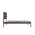 thumbnail image 5 of AFI Oxford 14" Full Wood Platform Bed Frame with Modern Pallet Headboard, Espresso, 5 of 6