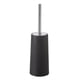 thumbnail image 1 of Cepillo y soporte para inodoro, cepillo para inodoro con mango largo de acero inoxidable 304, cepillo para inodoro para baño, inodoro, ergonómico, ele Negro Macarena cepillo de baño, 1 of 8