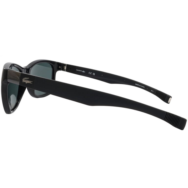 Lacoste Polarized Grey Square Unisex Sunglasses, Black  display picture 2