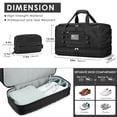 thumbnail image 4 of Bolsa de viaje ETRONIK Tactical Duffle & Weekender para hombre, color negro, 4 of 6