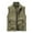Khaki, variant on BiZtdJrK Men's Big and Tall Cargo Vest Fleece Lined Sleeveless Hiking Outdoor Jackets Zip Up Stand Collar Comfy Warm Camping Vests with Pockets Black L