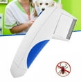 Tradinno Electric Flea Zapper Lice Remover Hair Comb Brush Pet Cat Dog