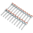 thumbnail image 1 of 20 Piezas de Lengüeta para Manguera de Aire Acondición de aluminio Recto de Alta Resistencia Universal para Coches Camiones 5 8 Conector Pulgadas de Lengüeta para Manguera de, 1 of 7