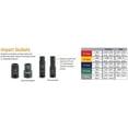 thumbnail image 3 of GearWrench 84932N 1/2-Inch Drive SAE Impact Socket Set, 19-Piece, 3 of 9