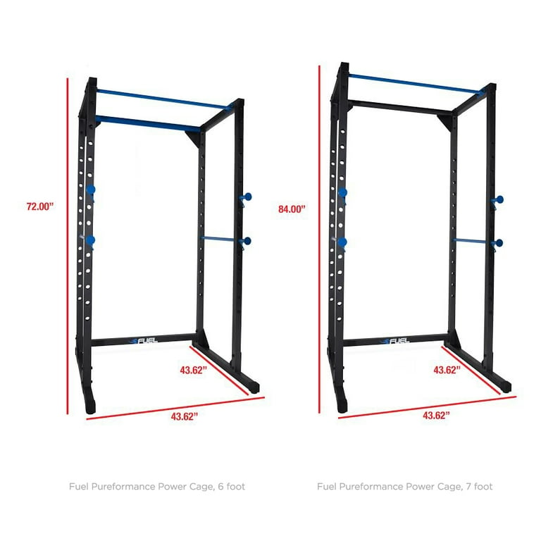 Fuel Pureformance 6 Foot Full Cage Power Rack Black Walmart
