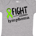 thumbnail image 4 of Inktastic Fight Lymphoma Lime Ribbon Boys or Girls Baby Bodysuit, 4 of 5