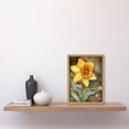 thumbnail image 2 of Detailed Daffodil Flower Watercolour Art Nouveau Artwork Framed Wall Art Print A4, 2 of 4