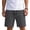 mens gym shorts*Dark Gray, variant on Eryao Linen Shorts for Men Casual Elastic Waist Drawstring Shorts with Pockets Lightweight Breathable Summer Beach Vacation Shorts,Khaki,M