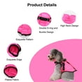 thumbnail image 3 of BT Bear Dog Winter Jacket With Harness, Cold Weather Dog Windproof Coat, Doggie Reflective Vest Apparel for Small Medium Dogs XS(Hot Pink), 3 of 6