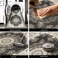 thumbnail image 6 of 2'x6' Runner Rug,Modern Faux Wool Washable Rugs Runner for Hallway Non-Slip Long Kitchen Rug, Vintage Low Pile Indoor Carpet for Porch Laundry Entryway Entrance, 6 of 7