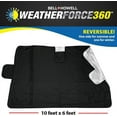 thumbnail image 5 of WEATHERFORCE 360 by Bell+Howell All-Weather, Heavy-Duty and Reversible Windshield Protector 6 feet by 10 feet Fabric for Any Car Protects from Heat and Snow Comes with Anti-Theft Panels As Seen On TV, 5 of 9
