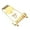 Doré, variante sur EeaseCA Queue-de-Pie Standard Longue 6 Cordes Corps Creux pour Guitare Jazz (Noir)